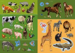 Наклейки с заданиями. Мои первые животные - Робинс фото 10