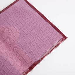 Обложка для паспорта, цвет лиловый - Simaland фото 6