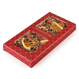 Шоколад молочный SUGAR FREE кешью, апельсин, годжи 80 гр - Chokodelika фото 2