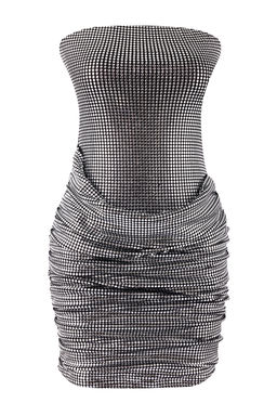 Gumus Orme Parlak Gorunumlu Mini Elbise TPRSS26EL00033 - Trendyolmilla фото 7