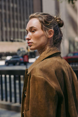 FAUX SUEDE JACKET - Zara фото 13