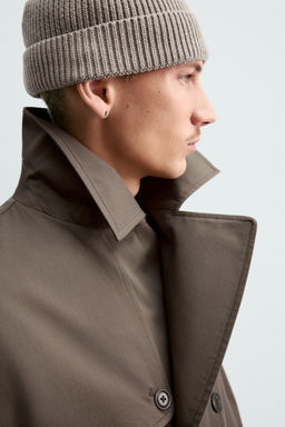 TRENCH WATER REPELLENT MANTECO® ORIGINS / Marr?n / Topo - Zara фото 6