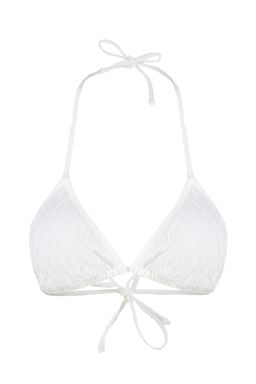 Ekru Ucgen Kapl? Bikini Ustu TBESS23BU00272