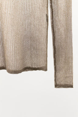 METALLIC THREAD TOP - Zara фото 7