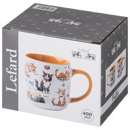 КРУЖКА LEFARD 400МЛ CATS 9.0*5.6*9.3CM, РАЗНОЦВЕТНЫЙ  фото 2