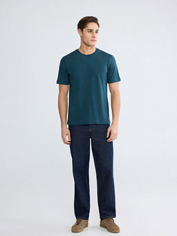 Bisiklet Yaka Penye Erkek Ti??rt