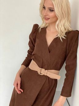 Платье с запахом черное - Martichelli фото 26