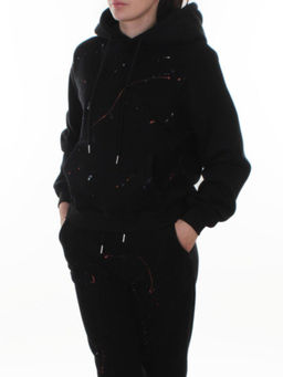 006 BLACK Костюм спортивный зимний женский (95% хлопок, 5% полиэстер)