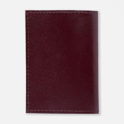 Обложка для пенсионного удостоверения, бордовая
