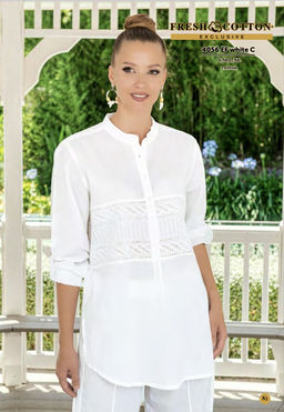 Блуза 4056 EF белый C