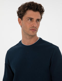 Lacivert Regular Fit Sweatshirt - Pierre cardin фото 2