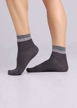 ЭЙС Носки жен.Д115ш осл.резинка т.серый - Clever wear фото 2