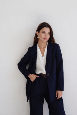 Жакет удлинённый с английским воротником - Martichelli фото 183