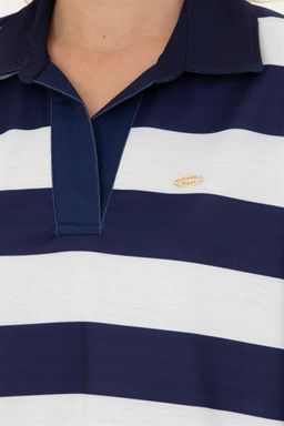 Женская темно-синяя футболка - U.s. polo assn фото 7