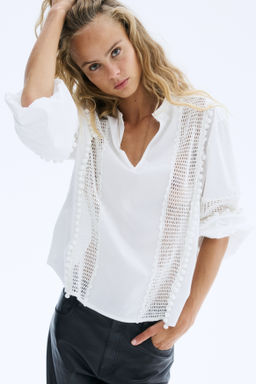 Blusa de popelina - H&m фото 3