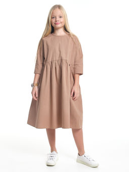 Платье Boho для девочки подростка UD 8061 коричневый - Mini maxi фото 3