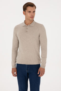 Erkek Slim Fit Polo Yaka Ta_ Melanj Basic Kazak - U.s. polo assn фото 10