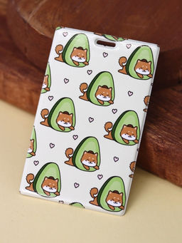 Держатель для карт Аниме Many shiba inu avocado (6,5 х 10,4 см)