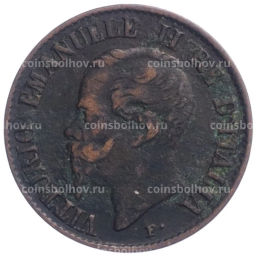 Монета 1 чентезимо 1861 года M Италия