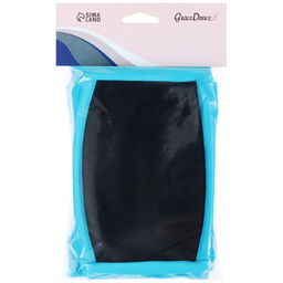 Наколенники для гимнастики и танцев Grace Dance, с уплотнителем, р. L, цвет чёрный/голубой  фото 9