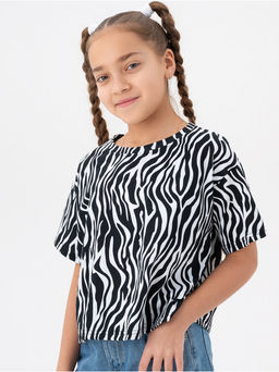 Футболка Зебра белый детская - София фото 7
