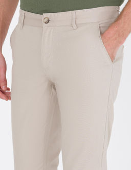 Bej Slim Fit Kanvas Pantolon - Pierre cardin фото 5