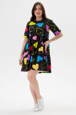 Платье женское из кулирки Бохо солнечное сердце - Амадэль фото 3