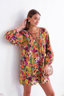 11596 Платье-туника Tropical из 100% хлопка - Martichelli фото 12