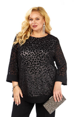 Блуза Элль стиль 2435а черный