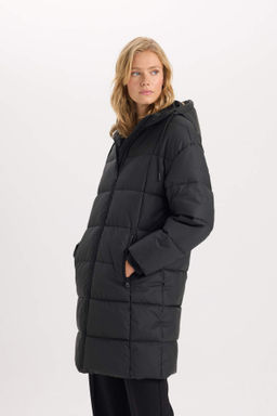 Regular Fit Kapusonlu Fermuarl? Cepli Parka - Defacto фото 2