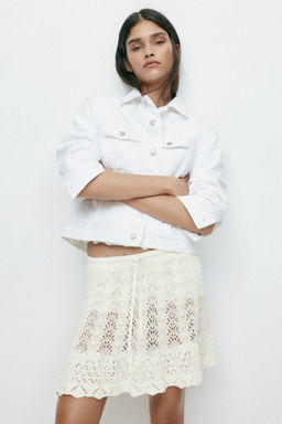 Falda en punto pointelle - H&m фото 3