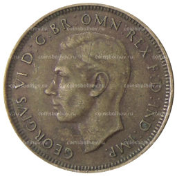 1/2 пенни 1938 года Австралия