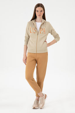 Kad_n A__k Haki Basic Kap__onlu Sweatshirt - U.s. polo assn фото 4