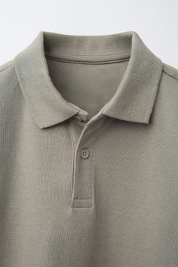 POLO B?SICO PIQU? / Marr?n / Topo - Zara фото 3