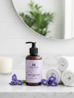 Manita Professional Парфюмированный крем для рук и тела / Iris, White Tea, Lemon Zest, 300 мл  фото 3