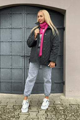 Куртка стеганая на синтепоне из ШЕРСТИ с ХЛОПКОМ - Новый лен фото 11