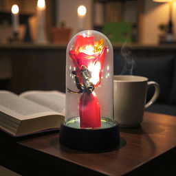 Светильник "Букетик" в коробке (красный)