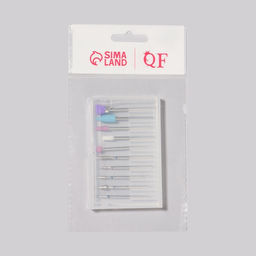 Фрезы для маникюра в пластиковом органайзере, 10 шт.