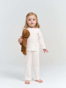 Пижама Молоко из ажурного хлопка 0+ - Bungly фото 6