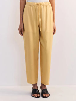 Льняные брюки с эластичным поясом ZR2605012106-9 / Zarina  фото 3