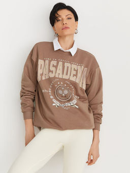 Свитшот PASADENA свободного силуэта - NEVERLATE фото 3