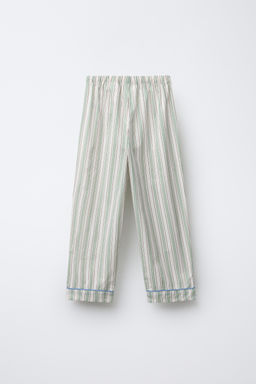 6-14 YEARS/ STRIPED SHIRT AND TROUSERS PYJAMAS