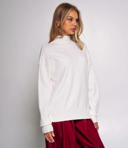 Джемпер #КТ9196, белый - Dommod фото 2
