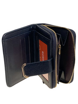 Женское портмоне из искусственной кожи, цвет черный - Greta фото 2