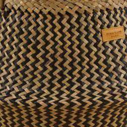 Корзина для белья плетеная круглая SL Home Сорренто, камыш, 3545 см - Sima-land home фото 4