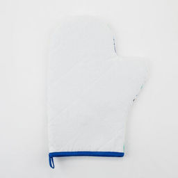 Варежка-прихватка Blue flowers 20х28см,саржа, 100% х/л, ватин 250г/м2 - Этель фото 3