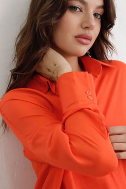 Базовая удлинённая рубашка свободного силуэта - Martichelli фото 42