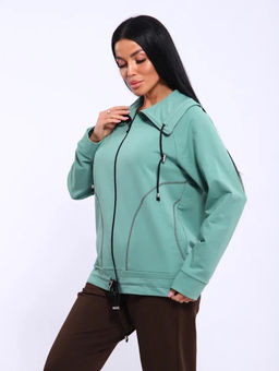 Костюм Натали 19131 кофта и брюки из футера  фото 30