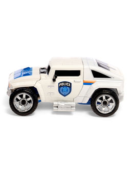 Робот "Полицейский внедорожник", с металлическими элементами, трансформируется