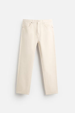 TEXTURED COTTON TROUSERS - Zara фото 7
